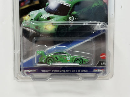 Hot Wheels Premium Race Day REXY Porsche 911 GT3 R (992) 1:64 Diecast