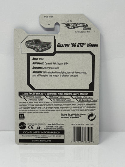 Hot Wheels City Works Custom 1966 Pontiac Wagon 1:64 Diecast Factory Sealed