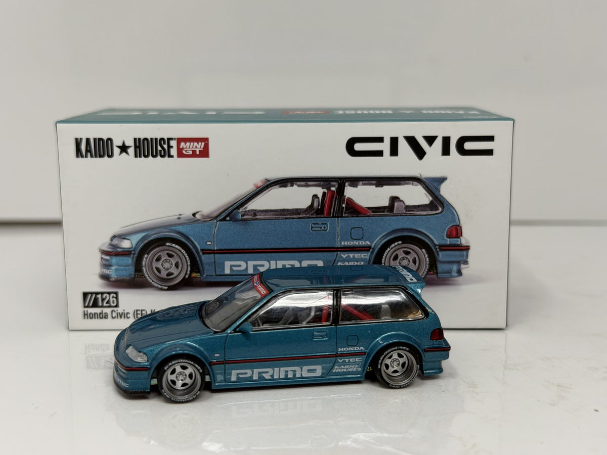 Kaido House Mini GT Honda Civic EF Kaido Works V1 1:64 Diecast