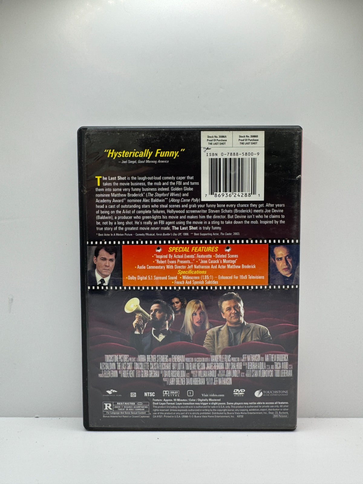 Last Shot (DVD) Matthew Broderick Comedy