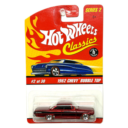 Hot Wheels Classics Series 2 1962 Chevy Bubble Top 1:64 Diecast Red Red