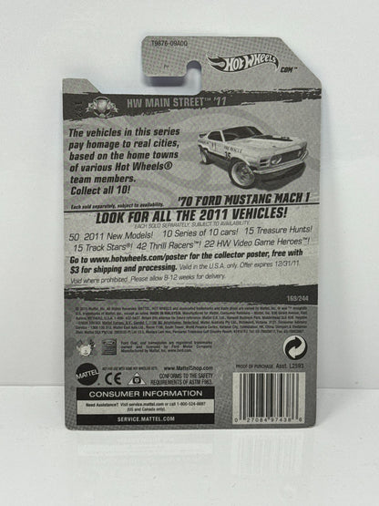 Hot Wheels Main Street 1970 Ford Mustang Mach 1 1:64 Diecast Factory Sealed