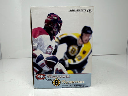 Mcfarlane NHL Jose Theodore Montreal vs Joe Thornton Boston 2-Pack Figure