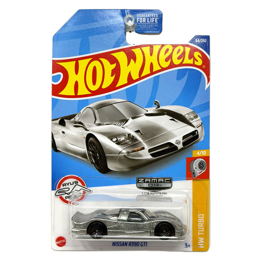 Hot Wheels ZAMAC HW Turbo Nissan R390 GT1 1:64 Diecast