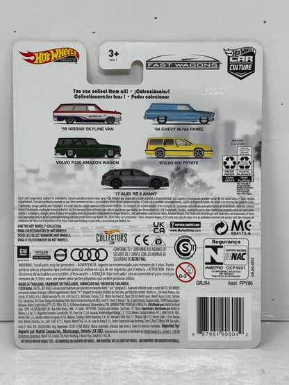 Hot Wheels Premium Fast Wagons Volvo P220 Amazon Wagon 1:64 Diecast