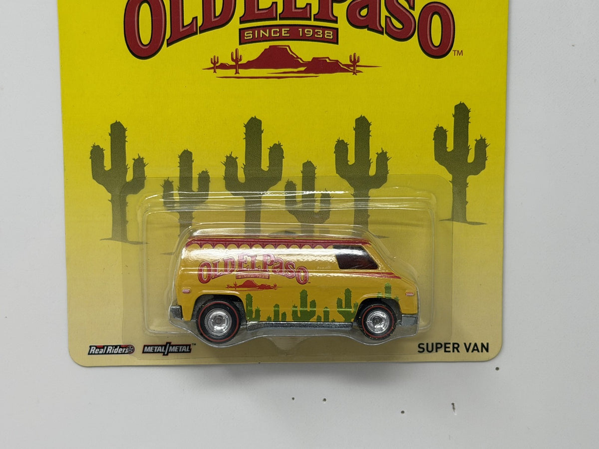 Hot Wheels General Mills Old El Paso Super Van 1:64 Diecast Real Riders