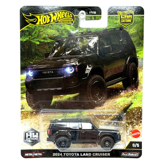 Hot Wheels Premium Off Road 2024 Toyota Land Cruiser CHASE 0/5 1:64 Diecast