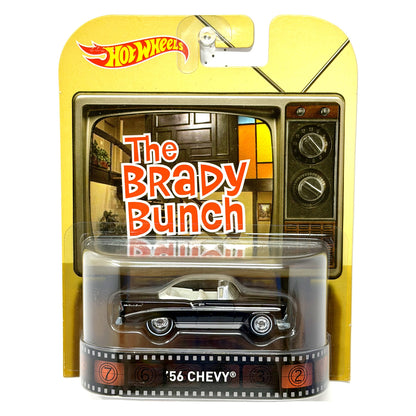Hot Wheels Retro Entertainment Brady Bunch 1956 Chevy 1:64 Diecast Black
