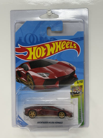 Hot Wheels Super Treasure Hunt Aventador Miura Homage Exotics 1:64 Diecast STH