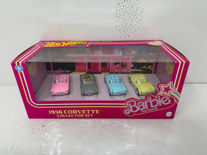 Hot Wheels Premium Barbie The Movie 1956 Corvette Collector Set 1:64 Diecast