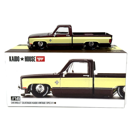 Kaido House Mini GT Chevrolet Silverado Vintage V1 1:64 Diecast