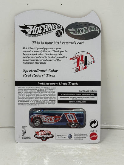 Hot Wheels RLC Red Line Club Rewards Volkswagen Drag Truck 1:64 Diecast