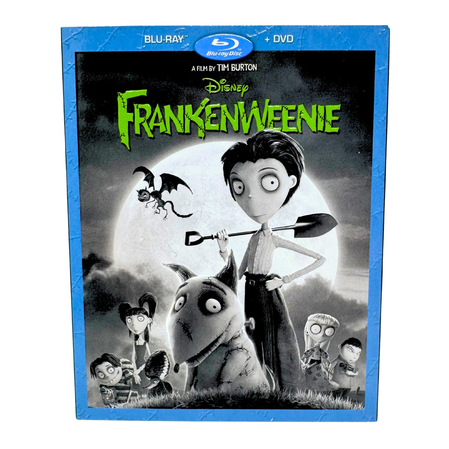Frankenweenie (Blu-ray) Disney Tim Burton Animated Family Movie