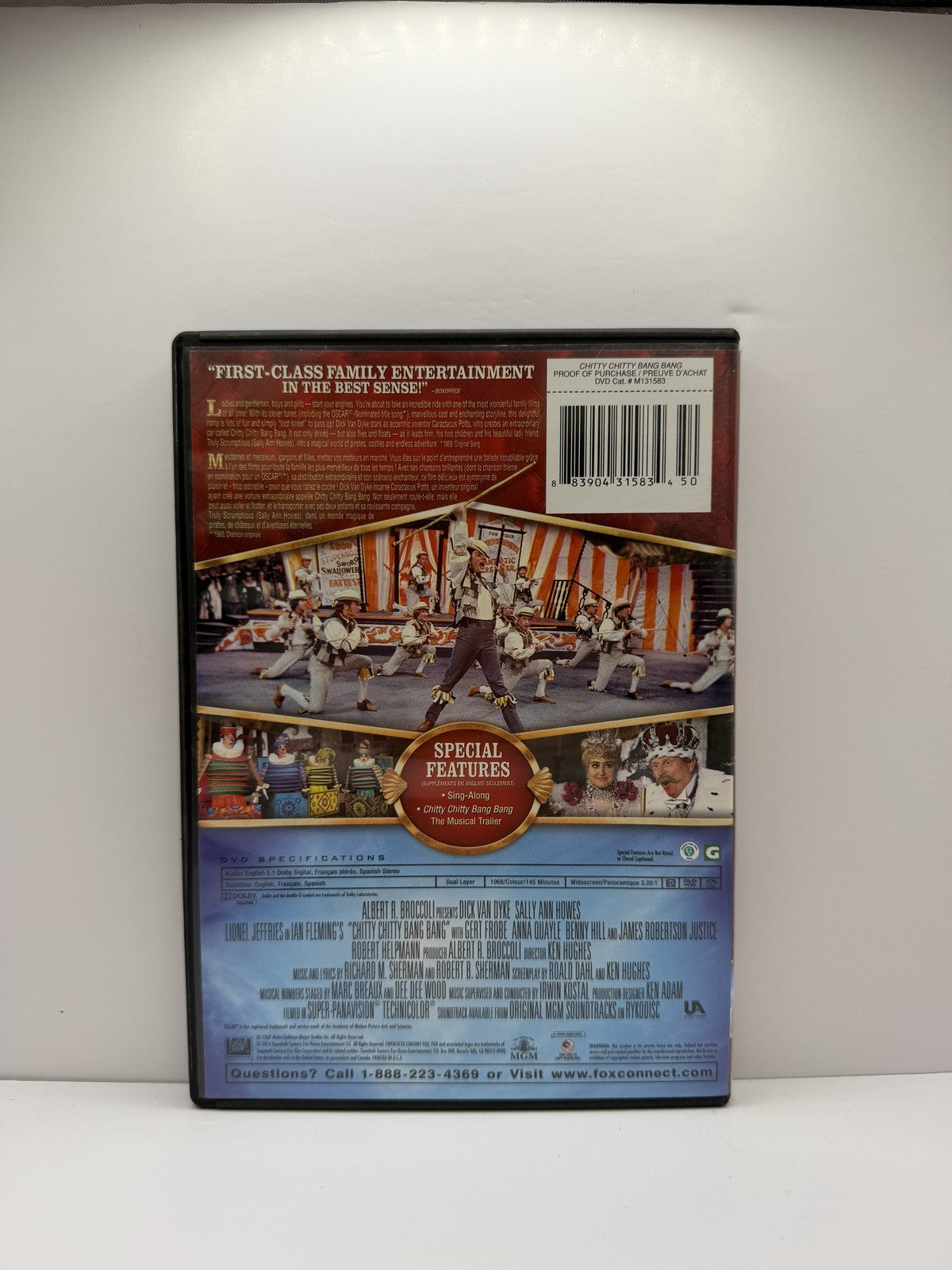 Chitty Chitty Bang Bang (DVD) Dick Van Dyke Family