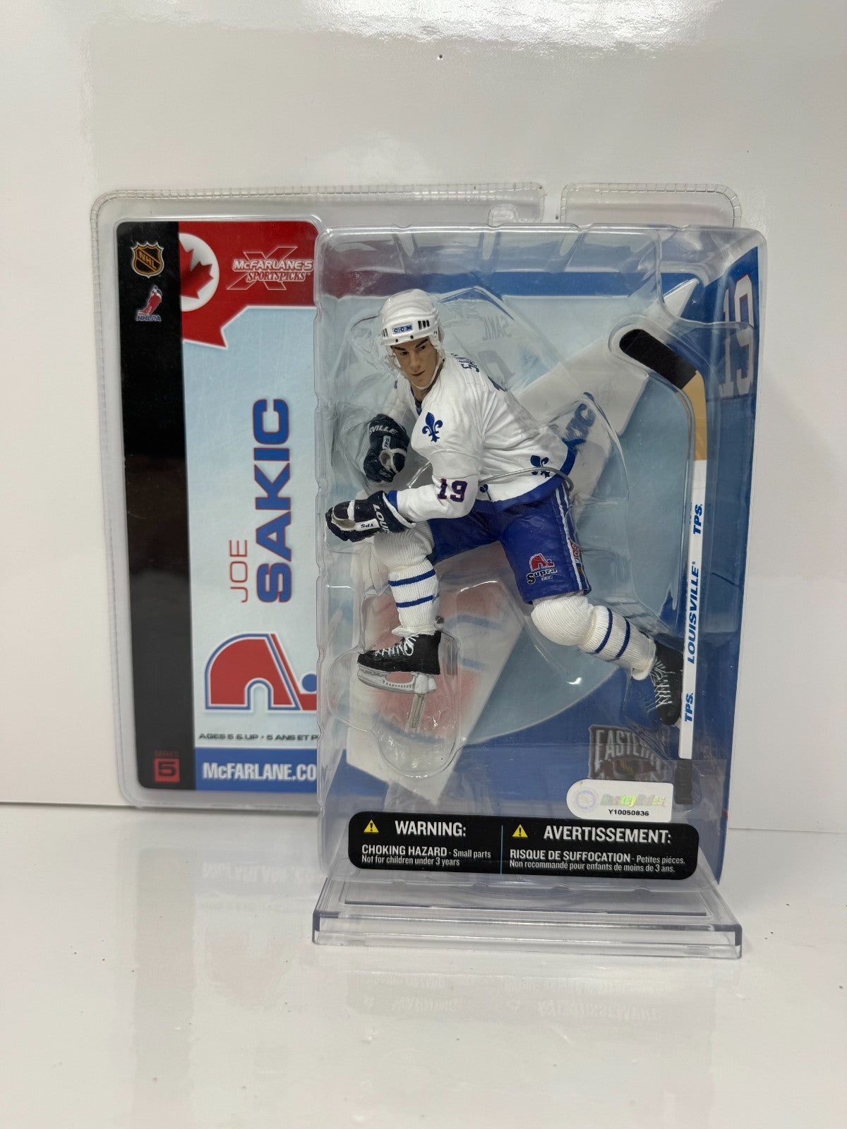 McFarlane NHL Quebec Nordiques Joe Sakic Series 5 Variant Figure