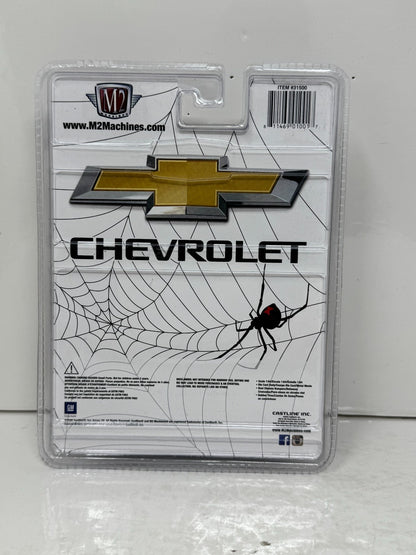 M2 Machines Black Widow 1973 Chevrolet Custom Deluxe 10 1:64 Diecast