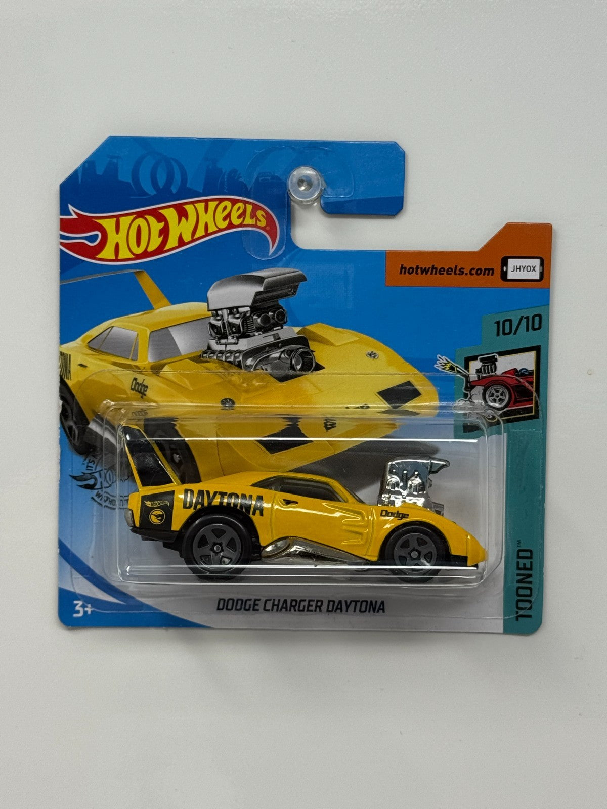 Hot Wheels Treasure Hunt Tooned Dodge Charger Daytona 1:64 Diecast Short Card