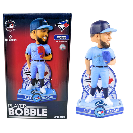 FOCO MLB Toronto Blue Jays Alek Manoah "Gamebreaker" Bobblehead