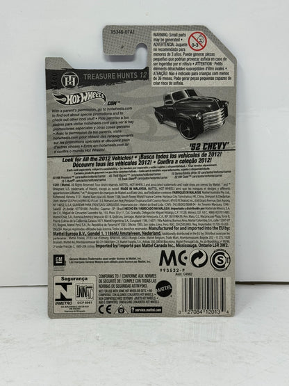 Hot Wheels Treasure Hunt 1952 Chevy Pickup 1:64 Diecast Real Riders