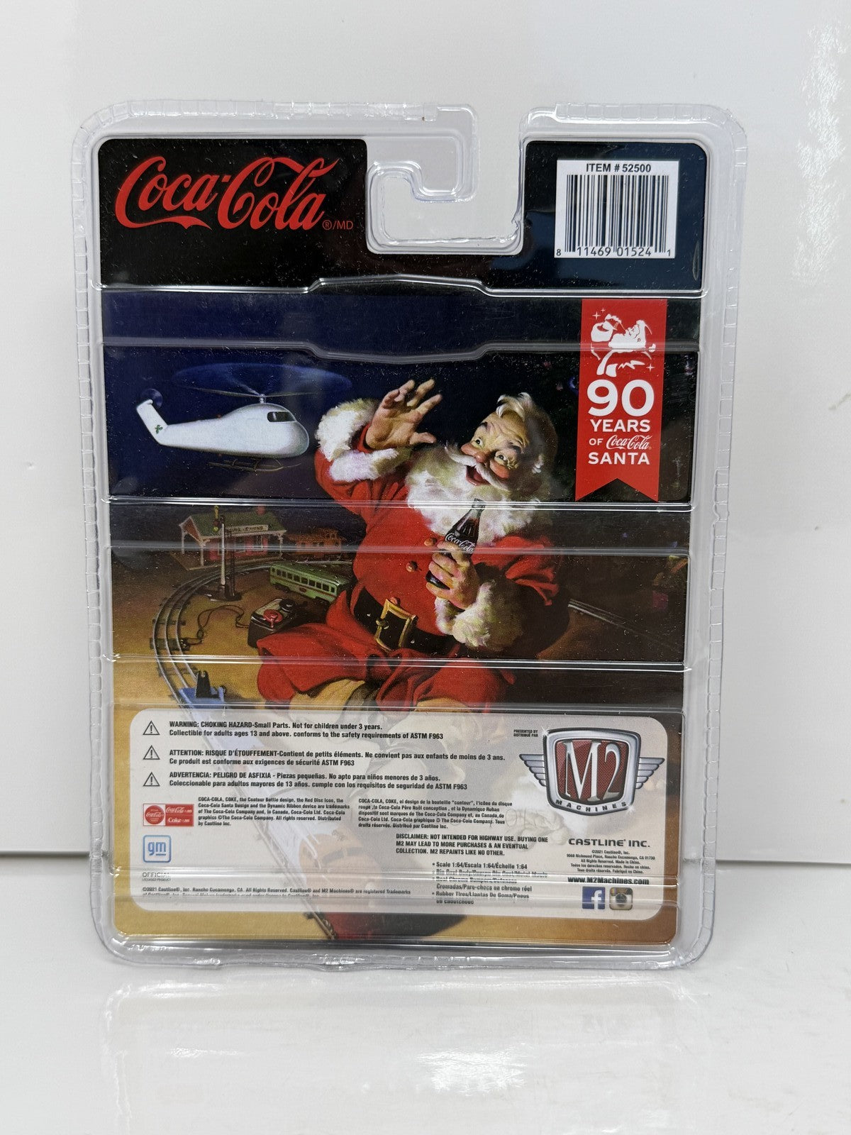 M2 Machines Coca-Cola Santa 1973 Chevrolet Cheyenne Super 10 CHASE 1:64 Diecast