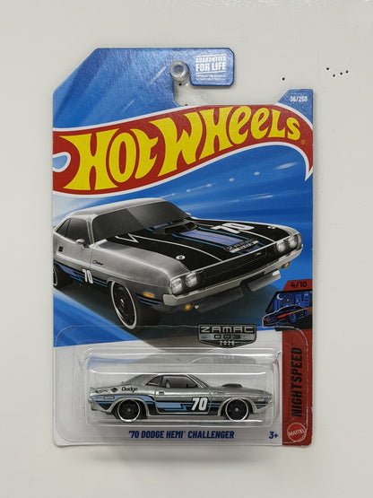 Hot Wheels ZAMAC Nightspeed 1970 Dodge Hemi Challenger 1:64 Diecast