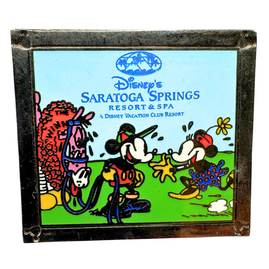 DVC Disney Mickey and Minnie with Horse Saratoga Springs Trading Pin DC2S11
