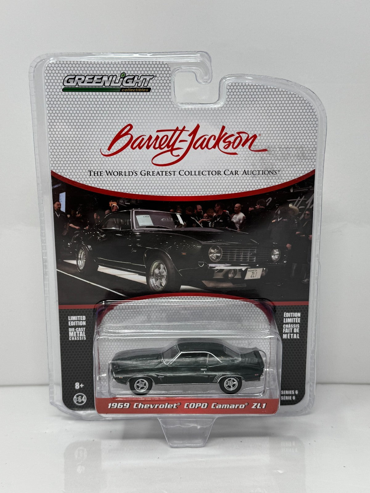Greenlight Barrett-Jackson 1969 Chevrolet COPO Camaro ZL1 1:64 Diecast