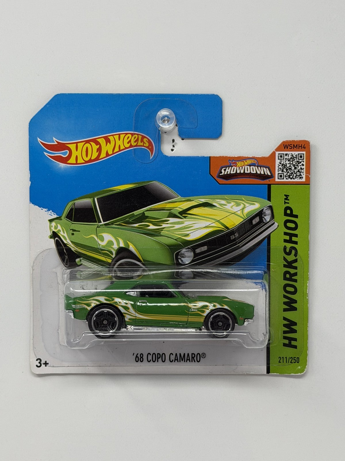 Hot Wheels HW Workshop 1968 COPO Camaro 1:64 Diecast Green Short Card