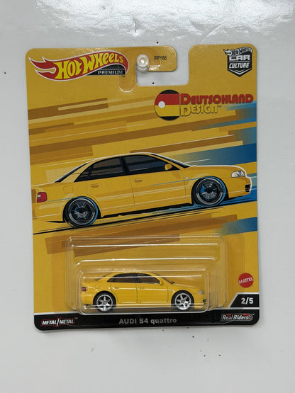 Hot Wheels Premium Deutschland Design Audi S4 Quattro 1:64 Diecast