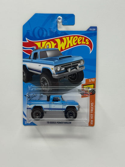 Hot Wheels Hot Trucks 1970 Dodge Power Wagon 1:64 Diecast