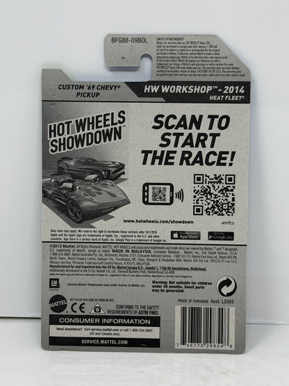 Hot Wheels ZAMAC HW Workshop Custom 1969 Chevy Pickup 1:64 Diecast