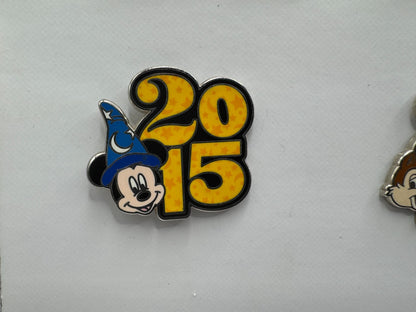 Disney Parks 2015 Dated Booster Sorcerer Mickey Trading Pin DC2S12