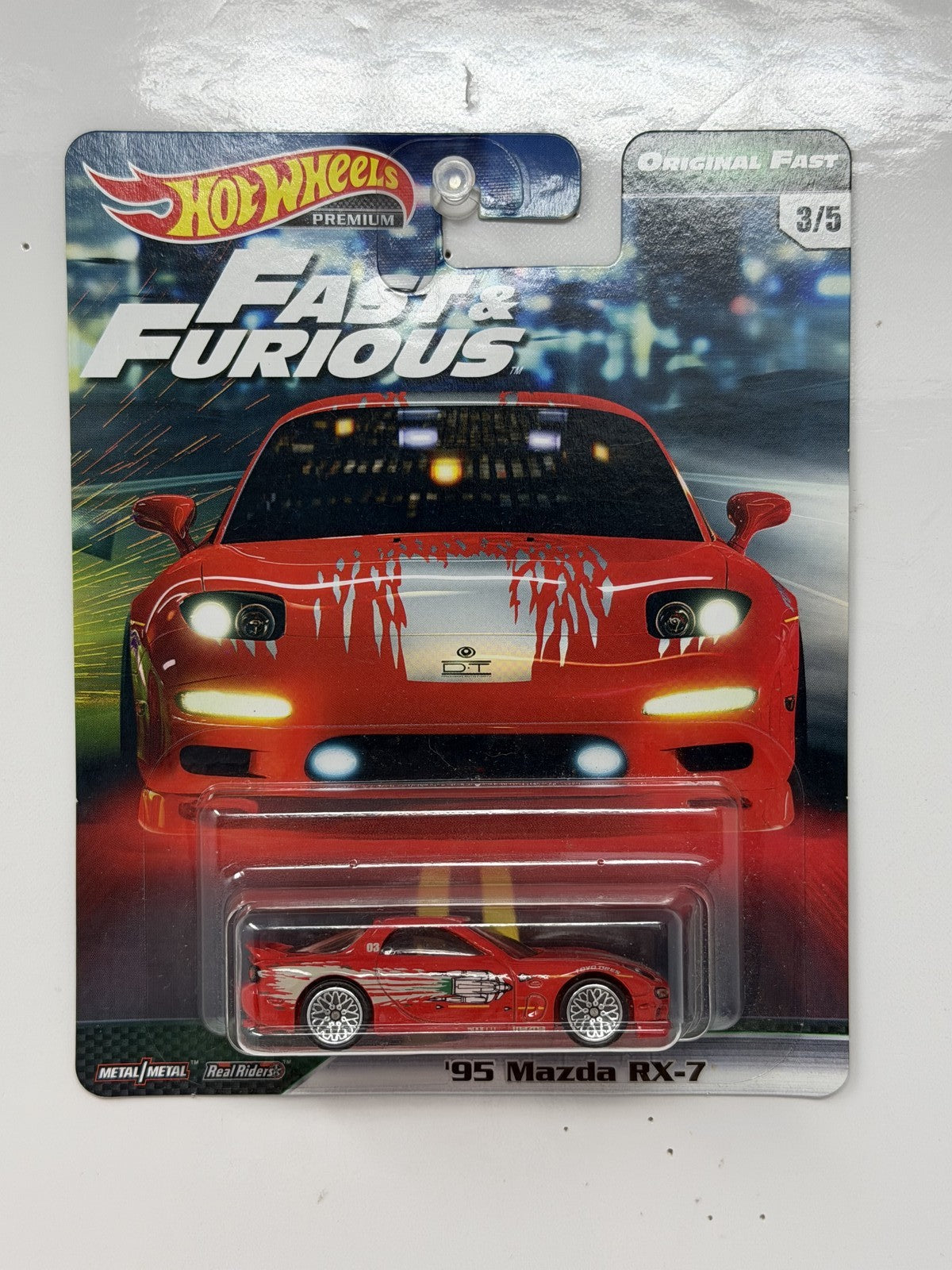 Hot Wheels Premium Fast & Furious Original Fast 1995 Mazda RX-7 1:64 Diecast