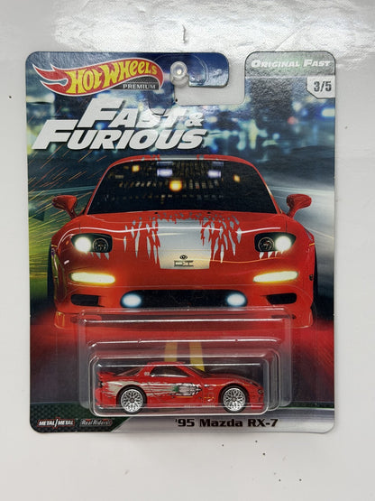 Hot Wheels Premium Fast & Furious Original Fast 1995 Mazda RX-7 1:64 Diecast