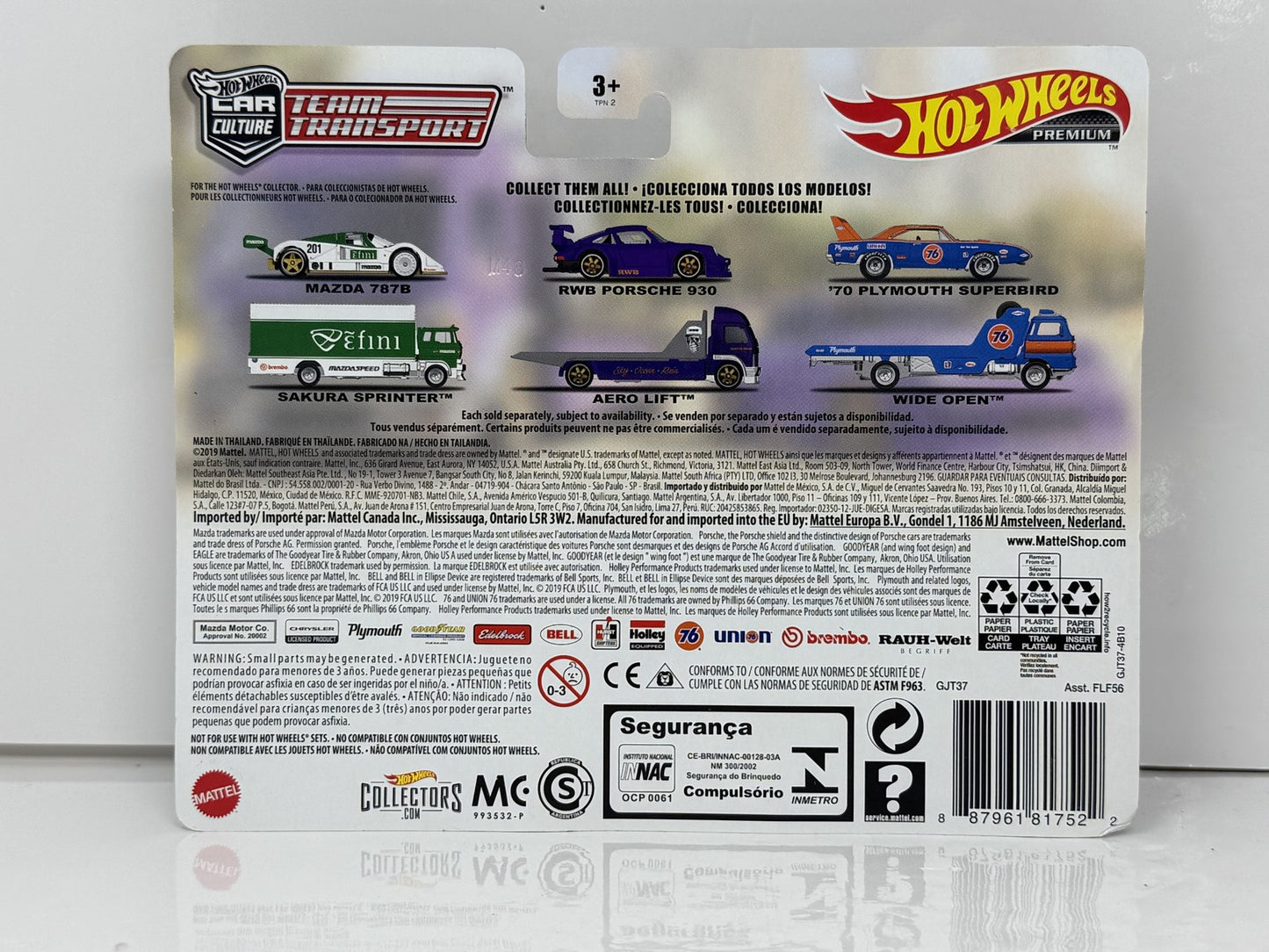 Hot Wheels Premium Team Transport #17 RWB Porsche 930 & Aero Lift 1:64 Diecast