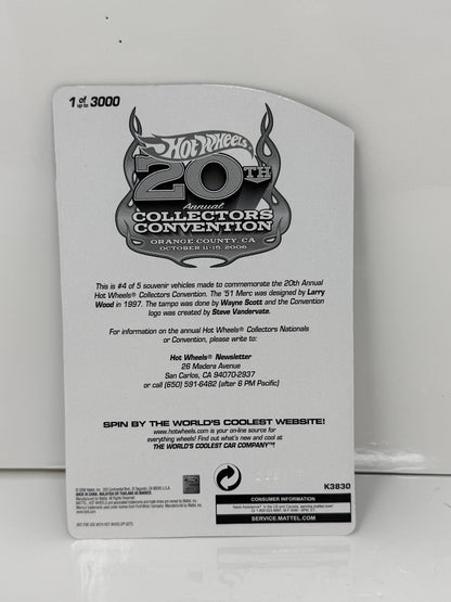 Hot Wheels 2006 20th Collectors Convention 1951 Merc 1:64 Diecast