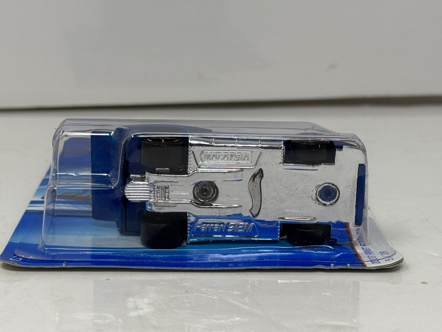 Hot Wheels 2006 First Editions Ferrari 512M Blue 1:64 Diecast