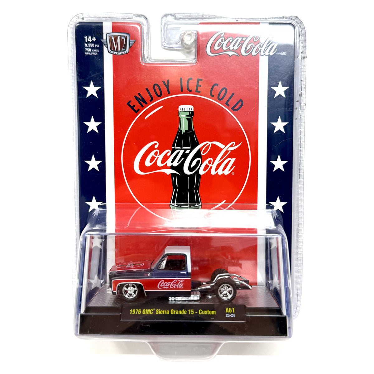 M2 Machines Coca-Cola 1976 GMC Sierra Grande 15 Custom 1:64 Diecast