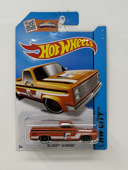 Hot Wheels City 1983 Chevy Silverado FRAM 1:64 Diecast Orange