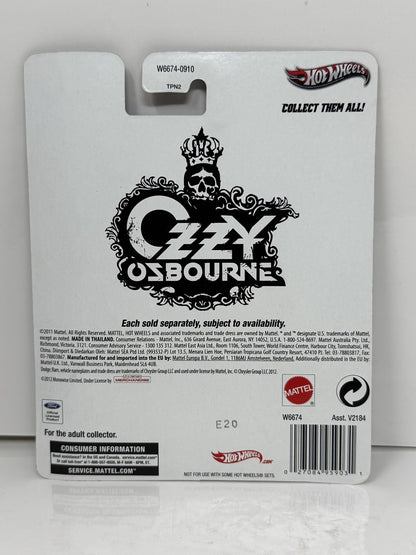 Hot Wheels Ozzy Osbourne Blizzard of Ozz Anglia Panel Truck 1:64 Diecast RRs