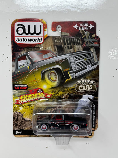 Auto World House of Cars 1983 Chevrolet Silverado Weekend of Wheels 1:64 Diecast