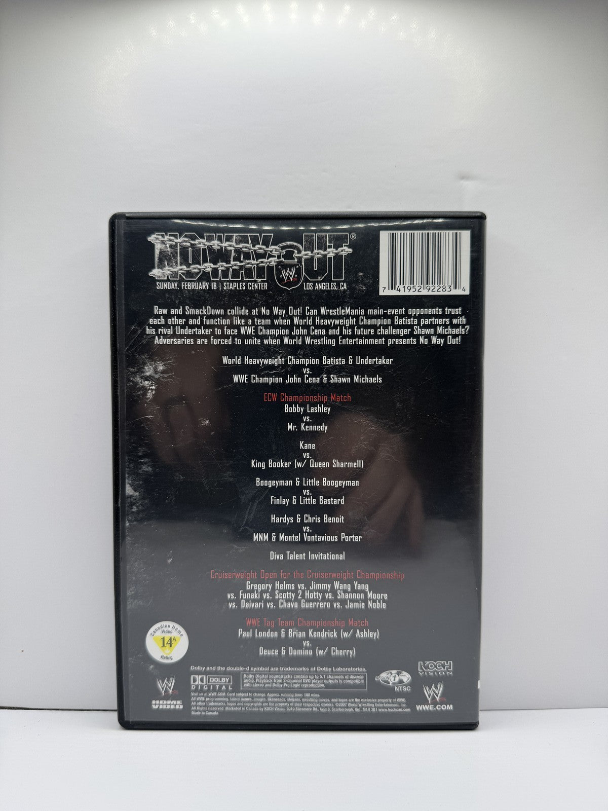 WWE No Way Out 2007 (DVD) WWE Wrestling