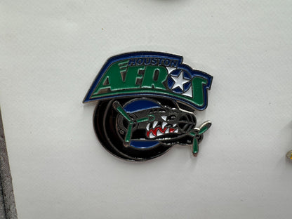 Houston Aeros AHL Hockey Team Logo Lapel Pin UDT1