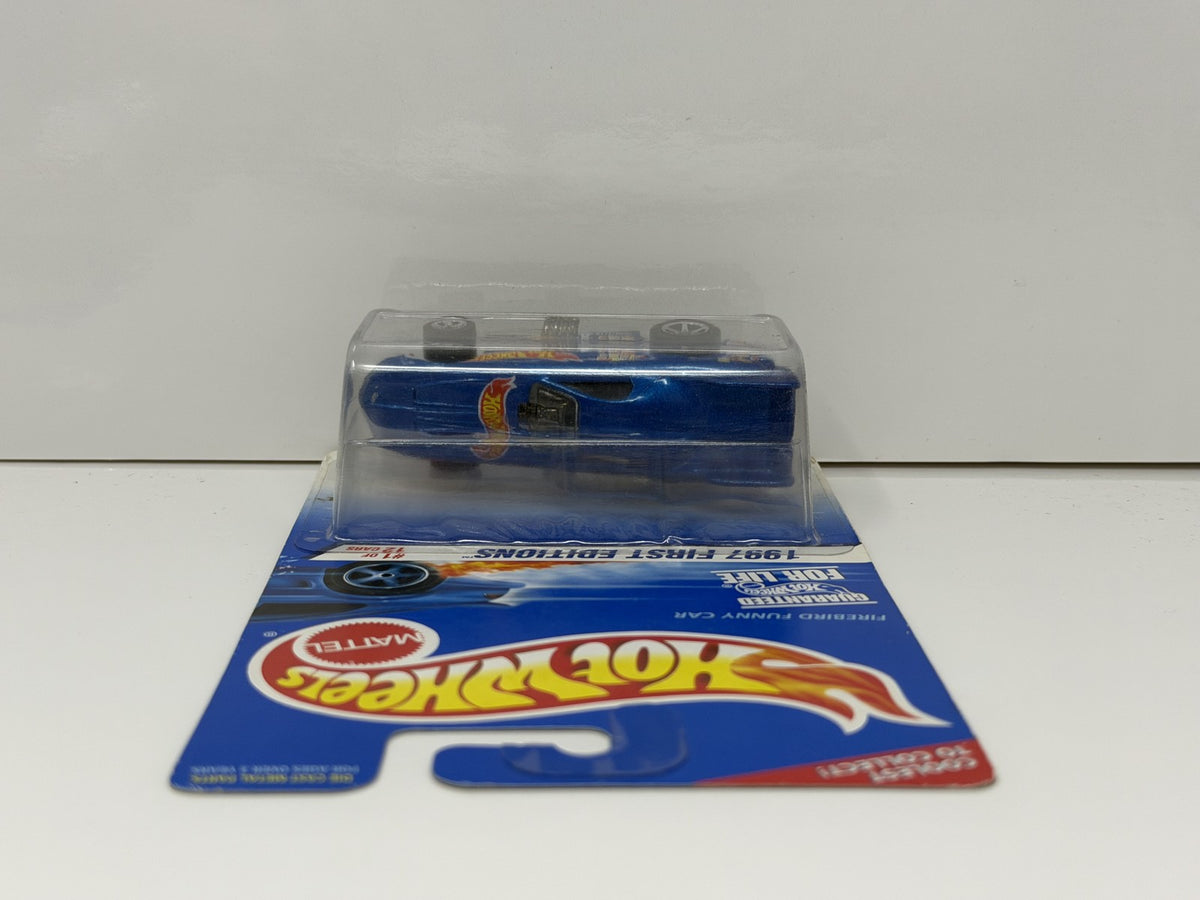 Hot Wheels 1997 First Editions Firebird Funny Car 1:64 Diecast Blue