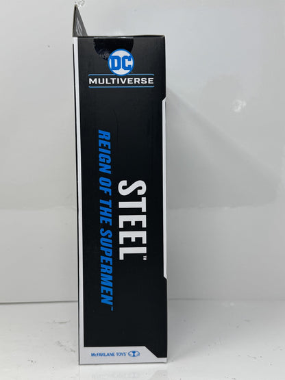 McFarlane DC Multiverse Steel Reign of the Supermen Platinum Edition Figure