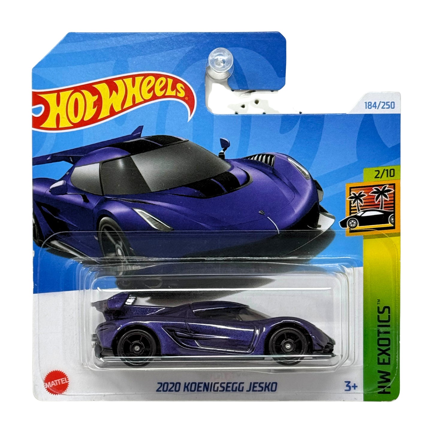 Hot Wheels Exotics 2020 Koenigsegg Jesko 1:64 Diecast Short Card