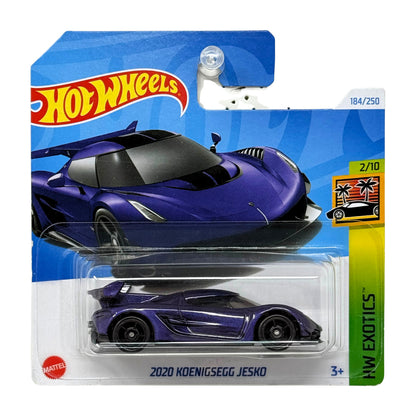 Hot Wheels Exotics 2020 Koenigsegg Jesko 1:64 Diecast Short Card