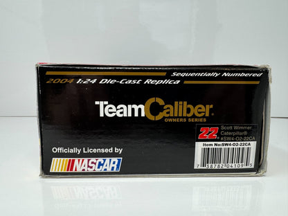 Team Caliber NASCAR Scott Wimmer #22 CAT 2004 Dodge 1:24 Diecast