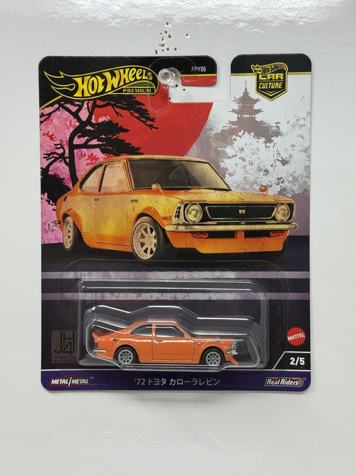 Hot Wheels Premium Japan Historics 4 1972 Toyota Corolla Levin 1:64 Diecast