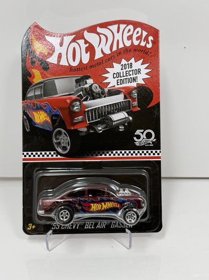 Hot Wheels 2018 Collector Edition 1955 Chevy Bel Air Gasser K-Mart 1:64 Diecast